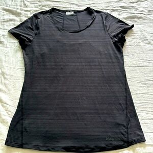 Marmot Size M Black Athletic Sports Tee